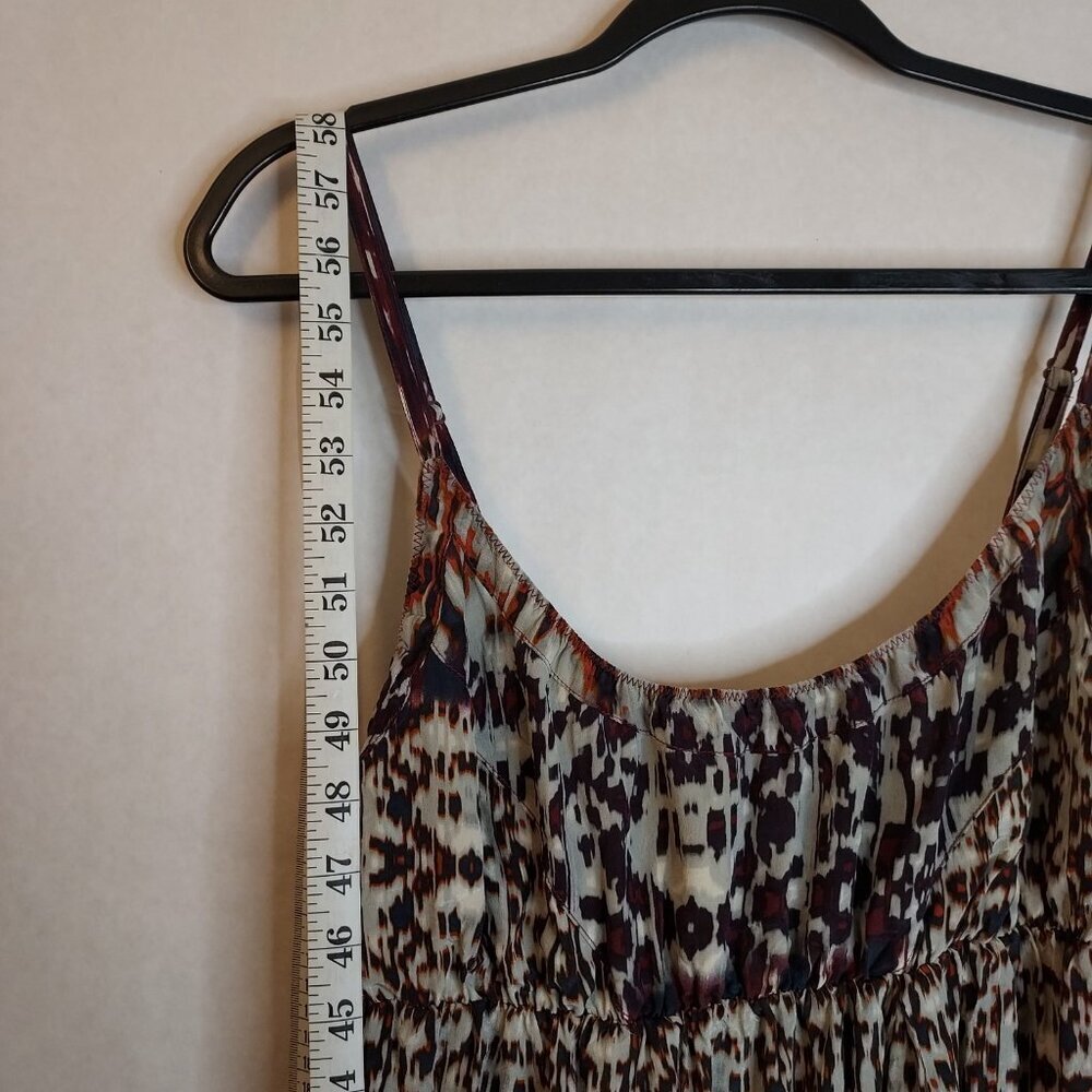 Jigsaw Maxi Slip Dress Women XL 100% Silk Empire Waist Lined Regency Fairy Flowy - Picture 12 of 15